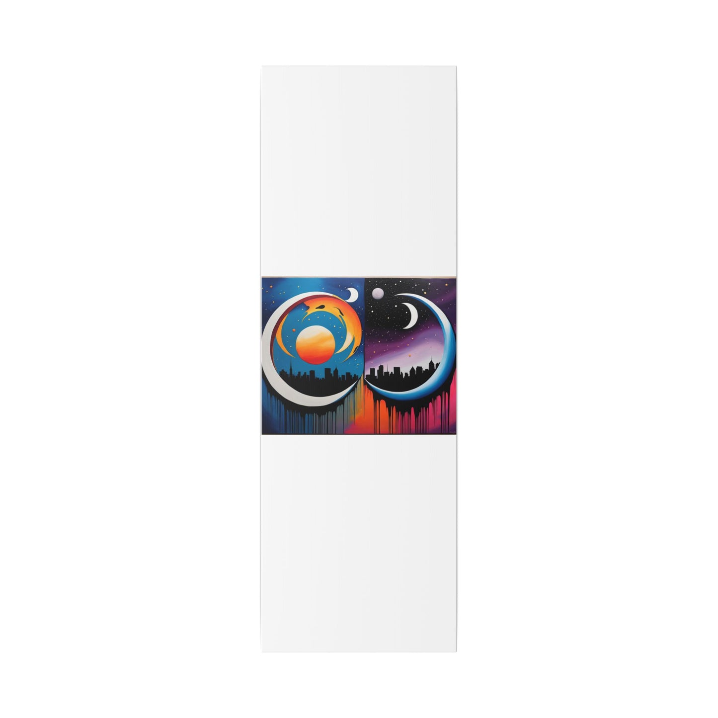 Dual Crescents Classic Stretched Canvas