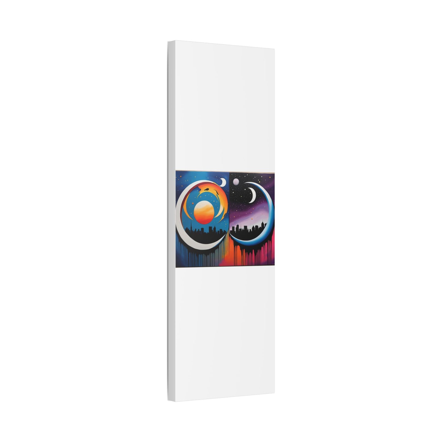 Dual Crescents Classic Stretched Canvas