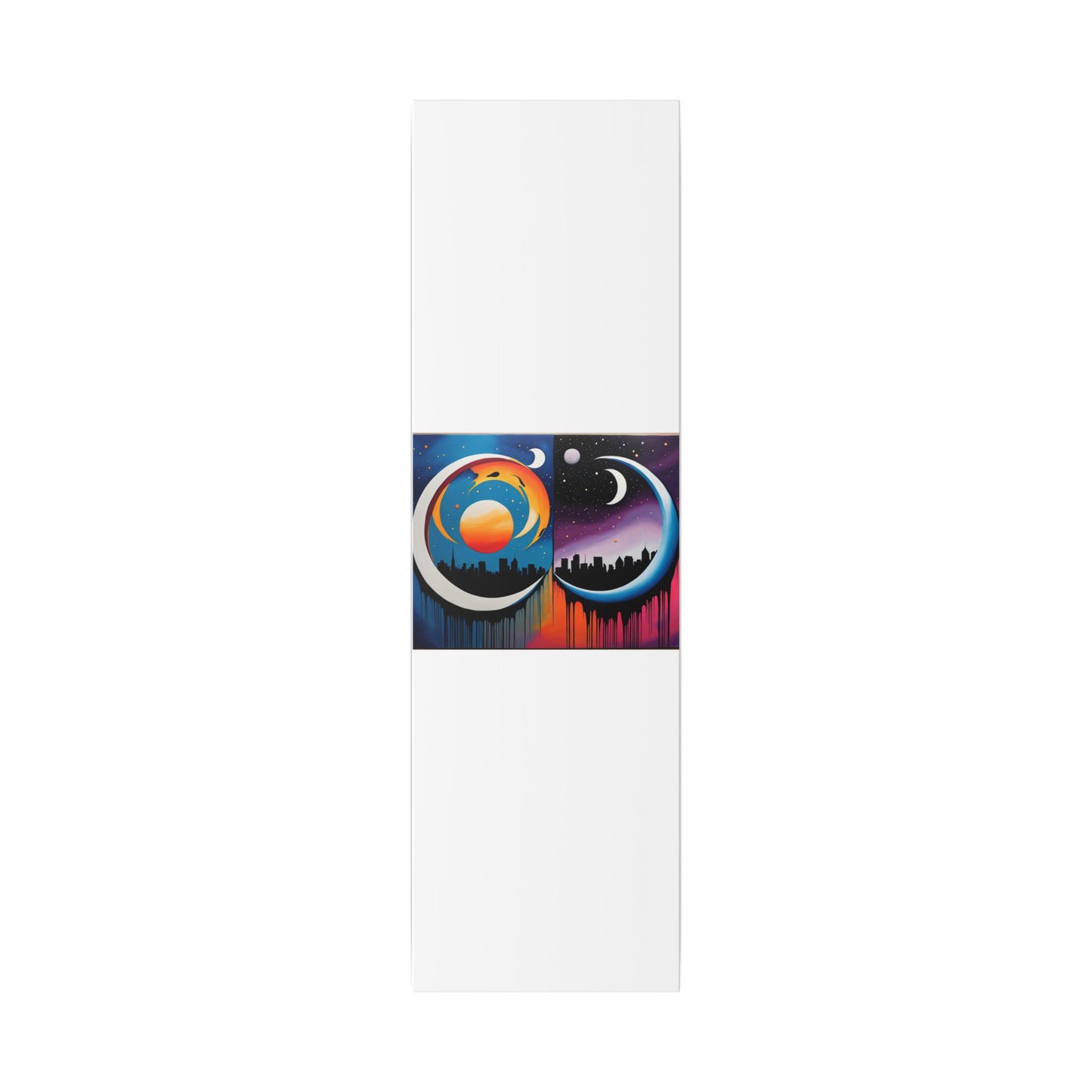 Dual Crescents Classic Stretched Canvas