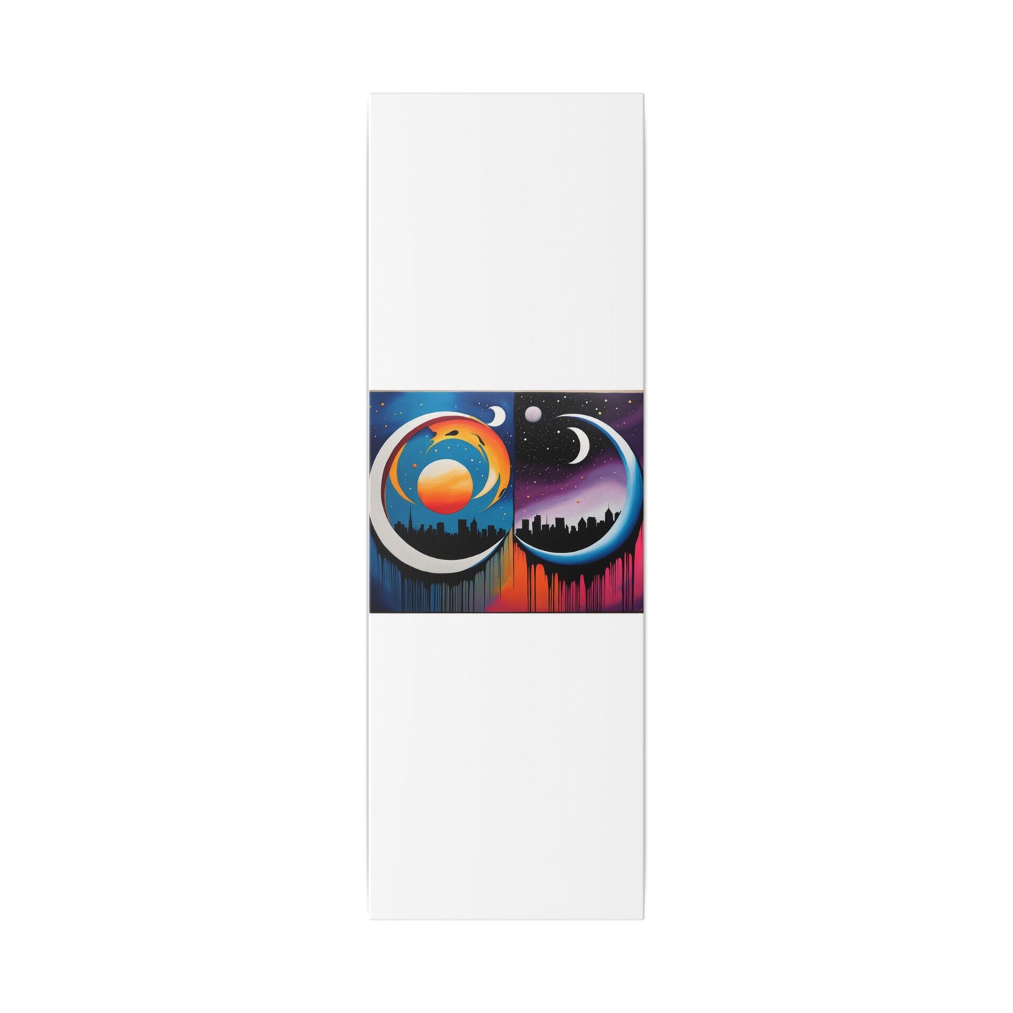 Dual Crescents Classic Stretched Canvas