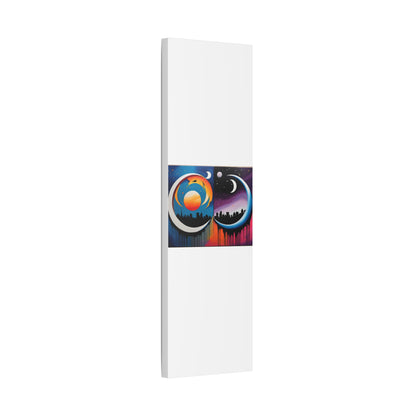 Dual Crescents Classic Stretched Canvas