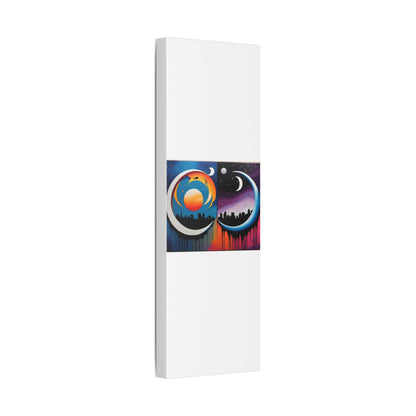 Dual Crescents Classic Stretched Canvas